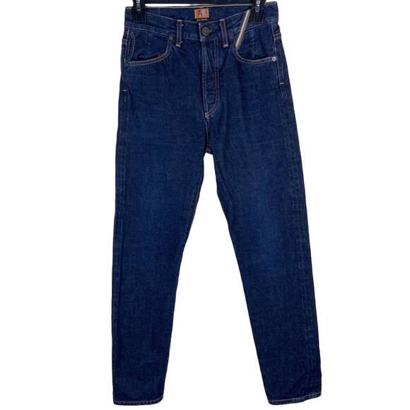 Jean Atelier‎ Dark Wash High Rise Skinny Jeans Size 26 Button Fly - Picture 1 of 11